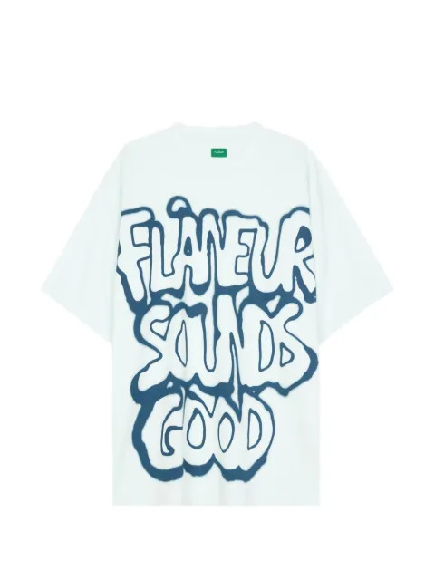 FLÂNEUR Sounds Good spray-print T-shirt
