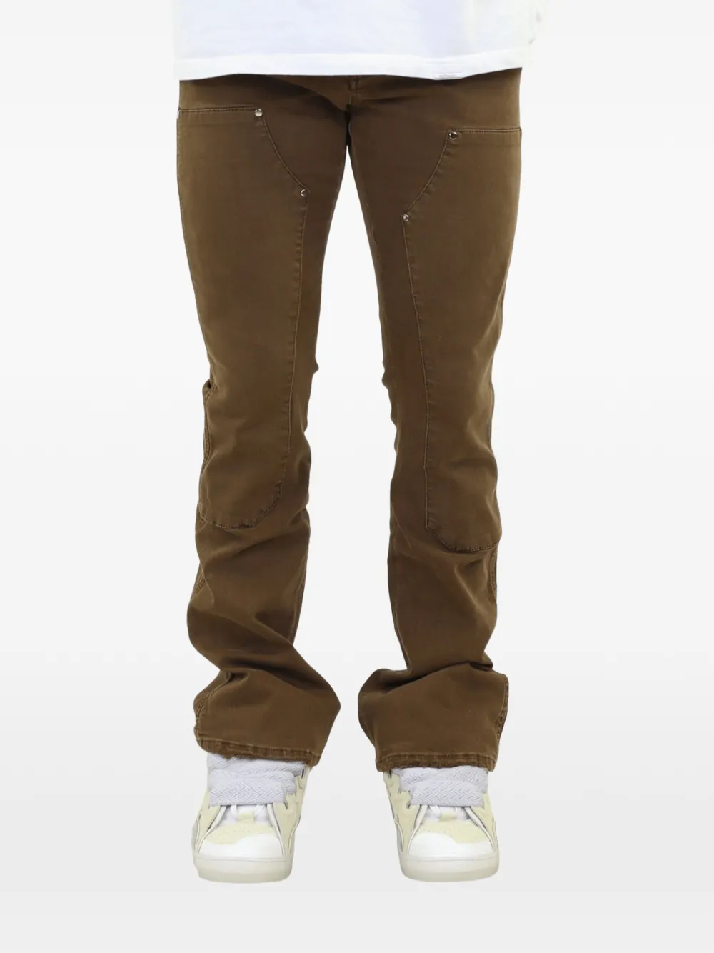 FLÂNEUR carpenter flared jeans - Marrone