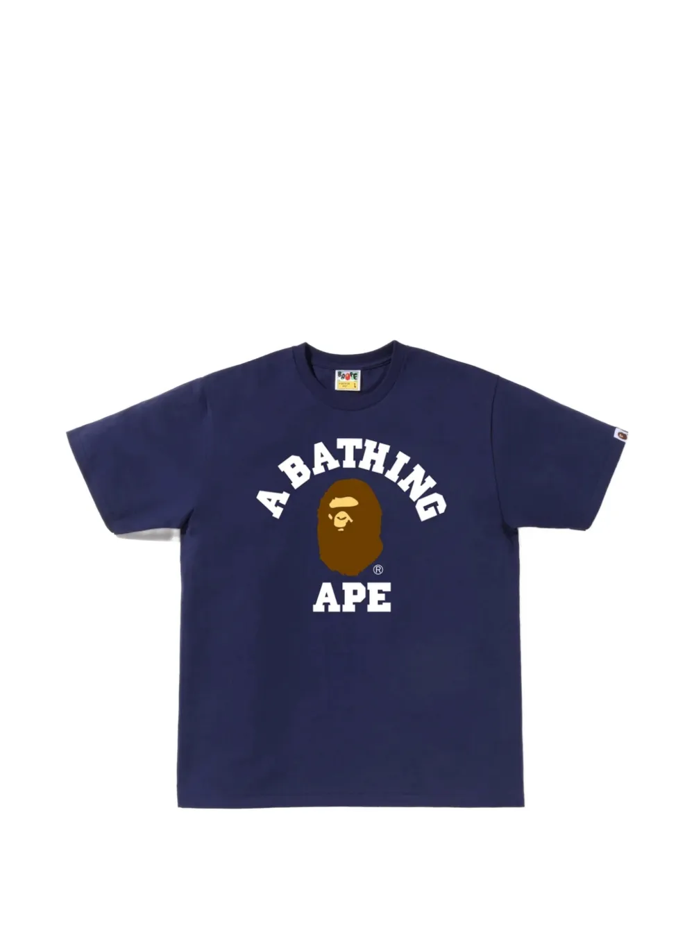 A BATHING APE® College logo-print T-shirt