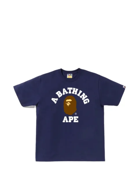 A BATHING APE® t-shirt College à logo imprimé