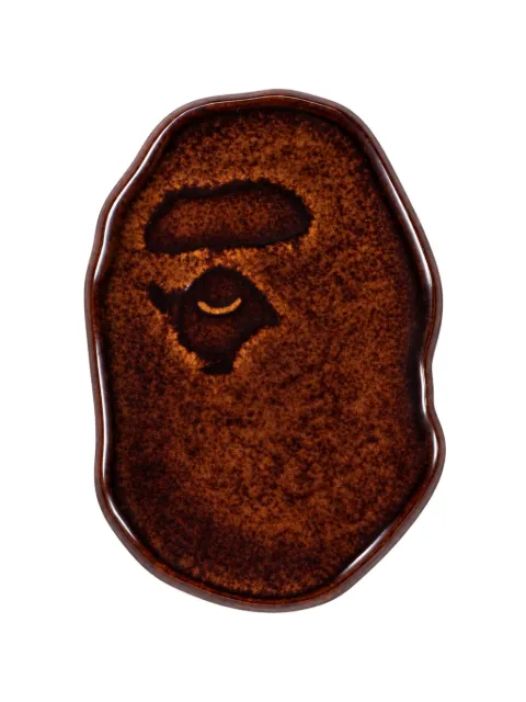 A BATHING APE® Ape Head porcelain plate