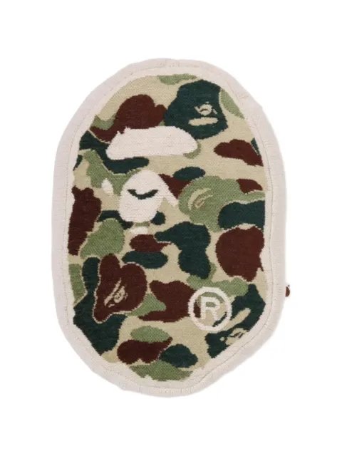 A BATHING APE® ABC Camo Ape Head cushion