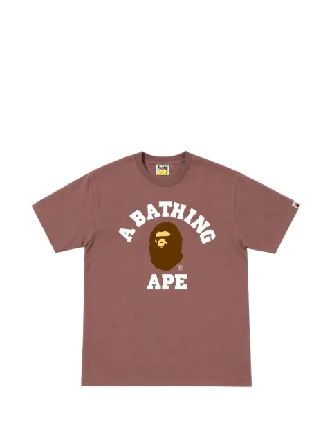 A BATHING APE® short-sleeve college T-shirt