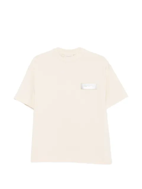 YES LONDON logo-patch T-shirt
