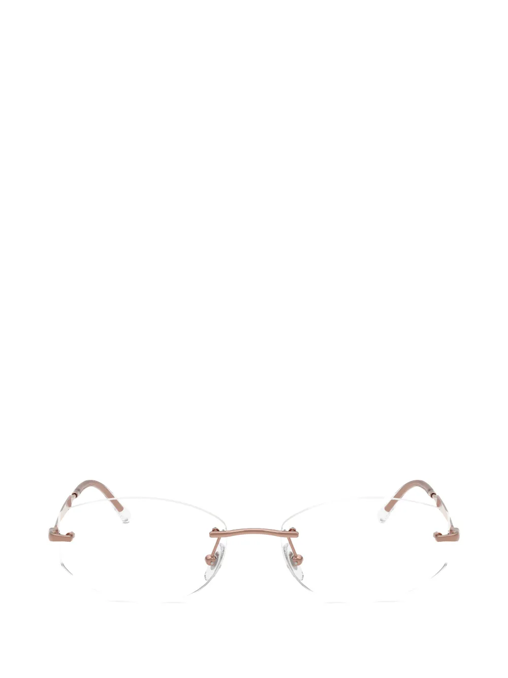 Ray-Ban RB3792V rimless geometric-frame glasses
