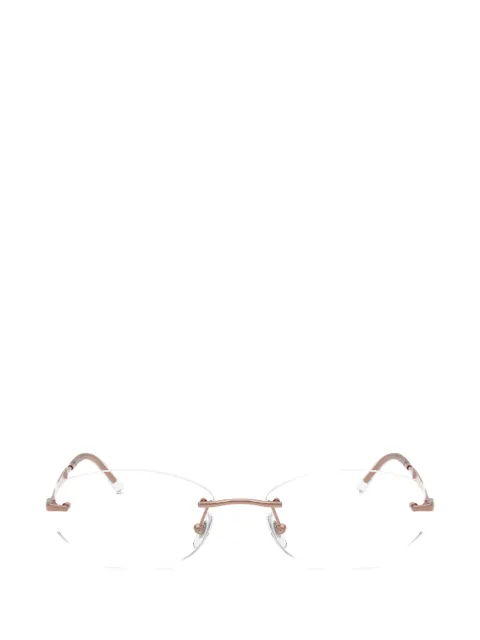 Ray-Ban RB3792V 무테 기하학 프레임 안경