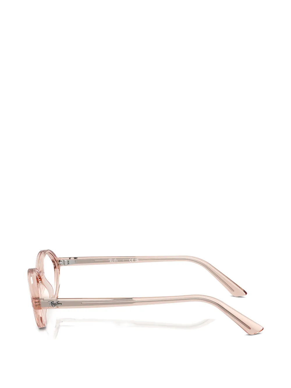 Ray-Ban Romy bril met geometrisch montuur Roze