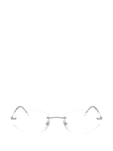 Ray-Ban gafas sin montura con forma geométrica