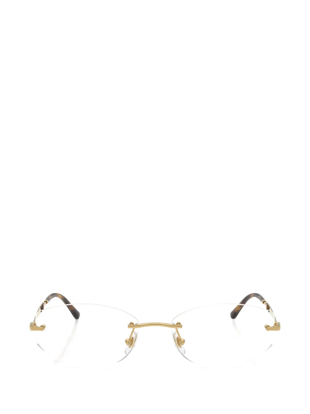 Ray-Ban RB3792V rimless geometric-frame glasses