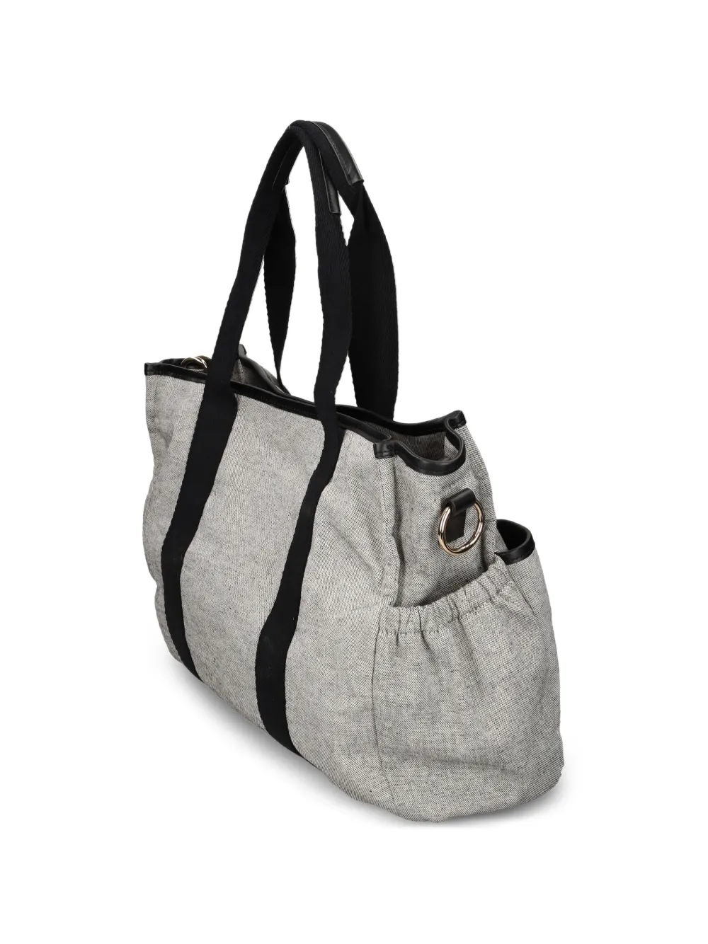 Chloé logo-print shoulder bag Grijs