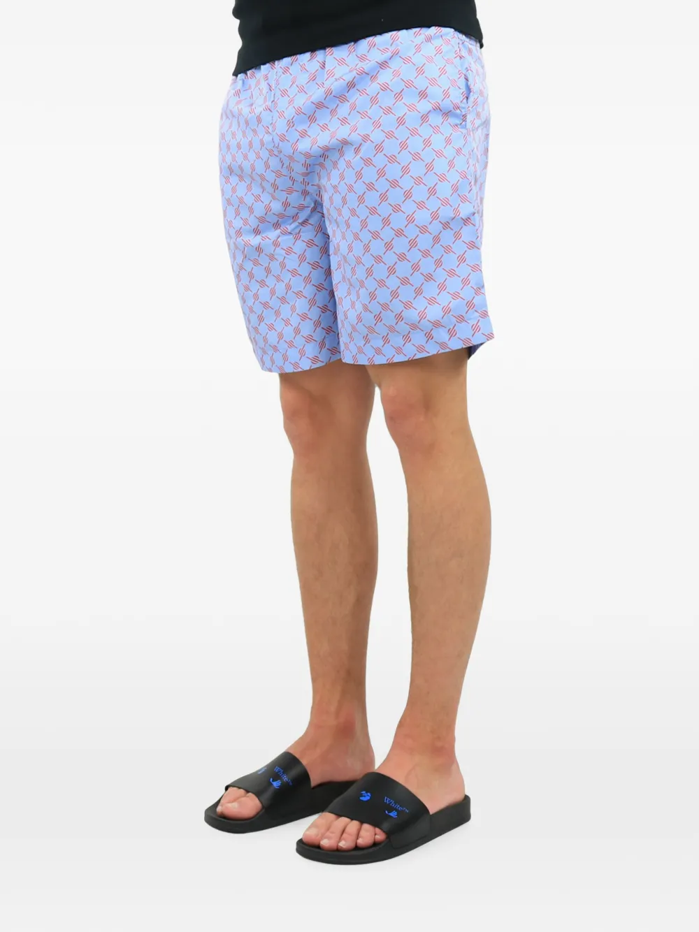 Daily Paper Kali 2 monogram-print shorts - Blu