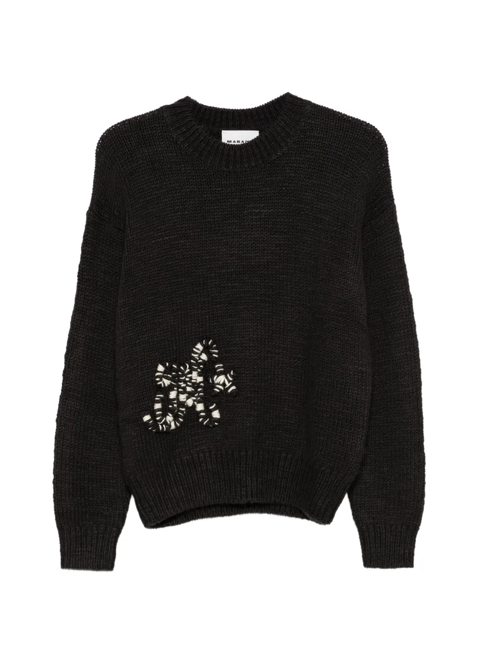 MARANT ÉTOILE logo-embroidered sweater - Nero