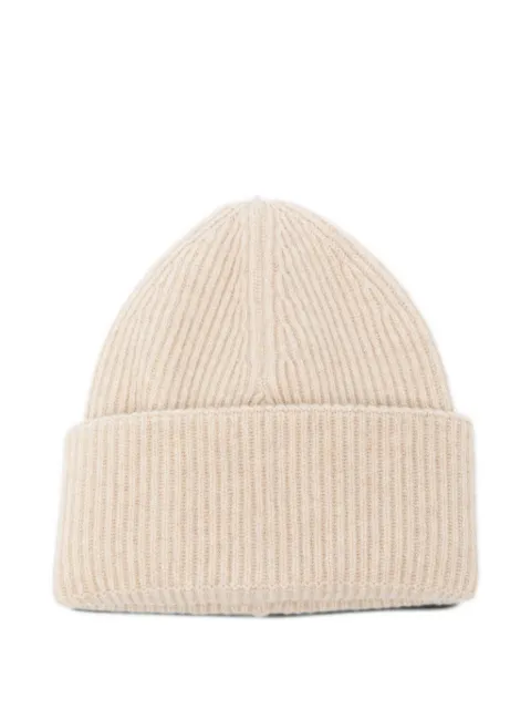 AMARANTO ribbed-knit beanie hat