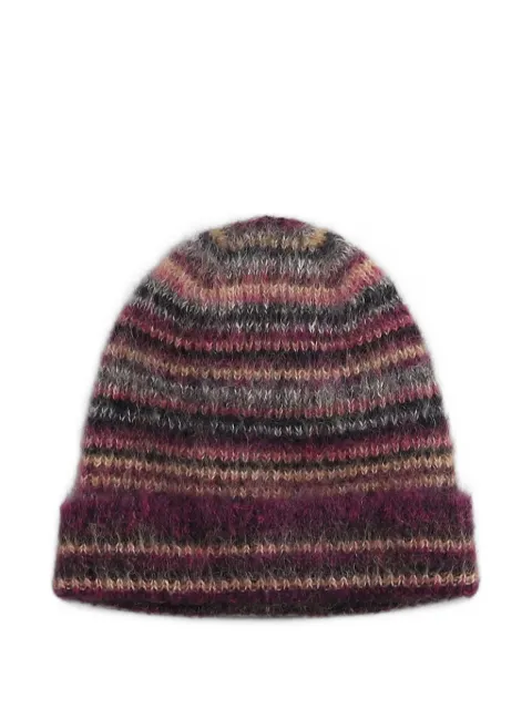 ISABEL MARANT Morenne striped beanie hat