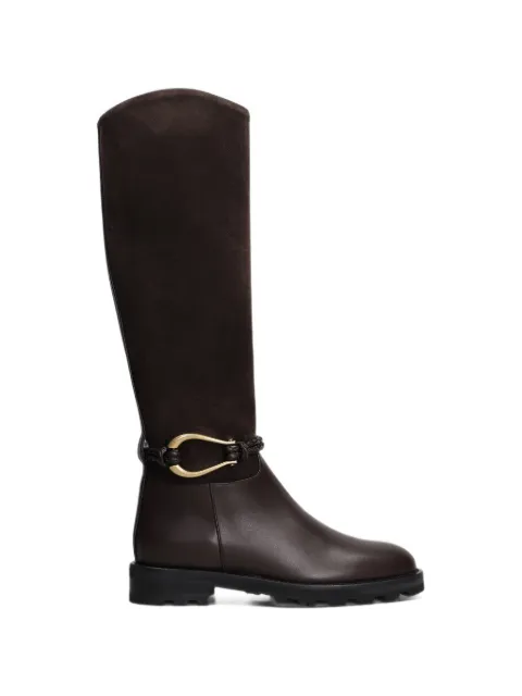 Roberto Festa Morgan braided-strap knee-high boots