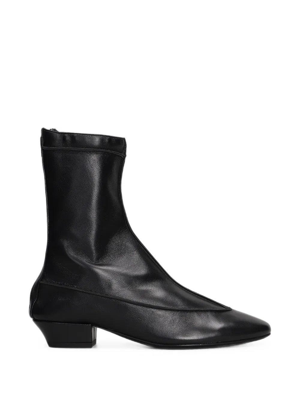 Magda Butrym pointed-toe ankle boots - Noir