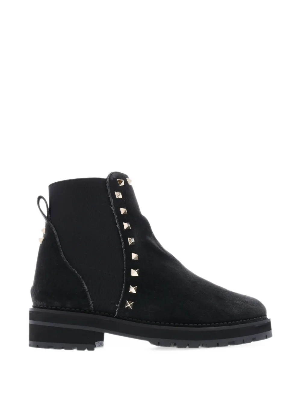 Pertini studded velvet boots - Noir Pertini studded velvet boots - Noir