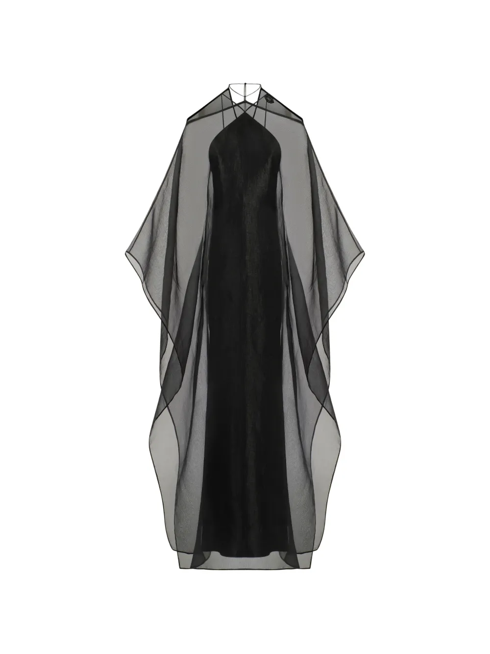 Taller Marmo Caftano Sza Sza Fantasma - Nero