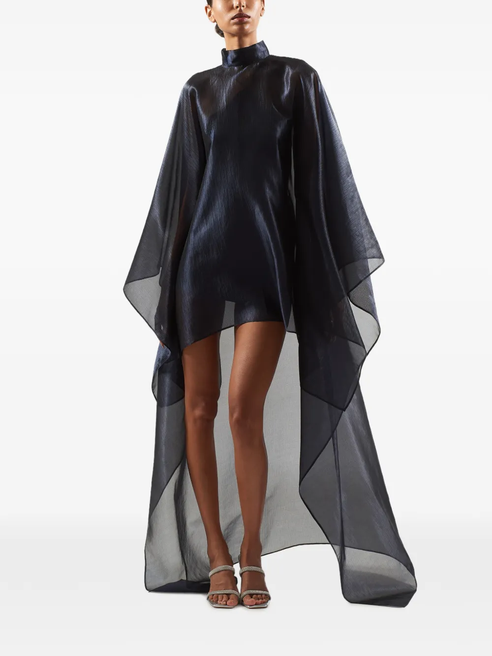 Taller Marmo Denver high-low mini dress - Blu