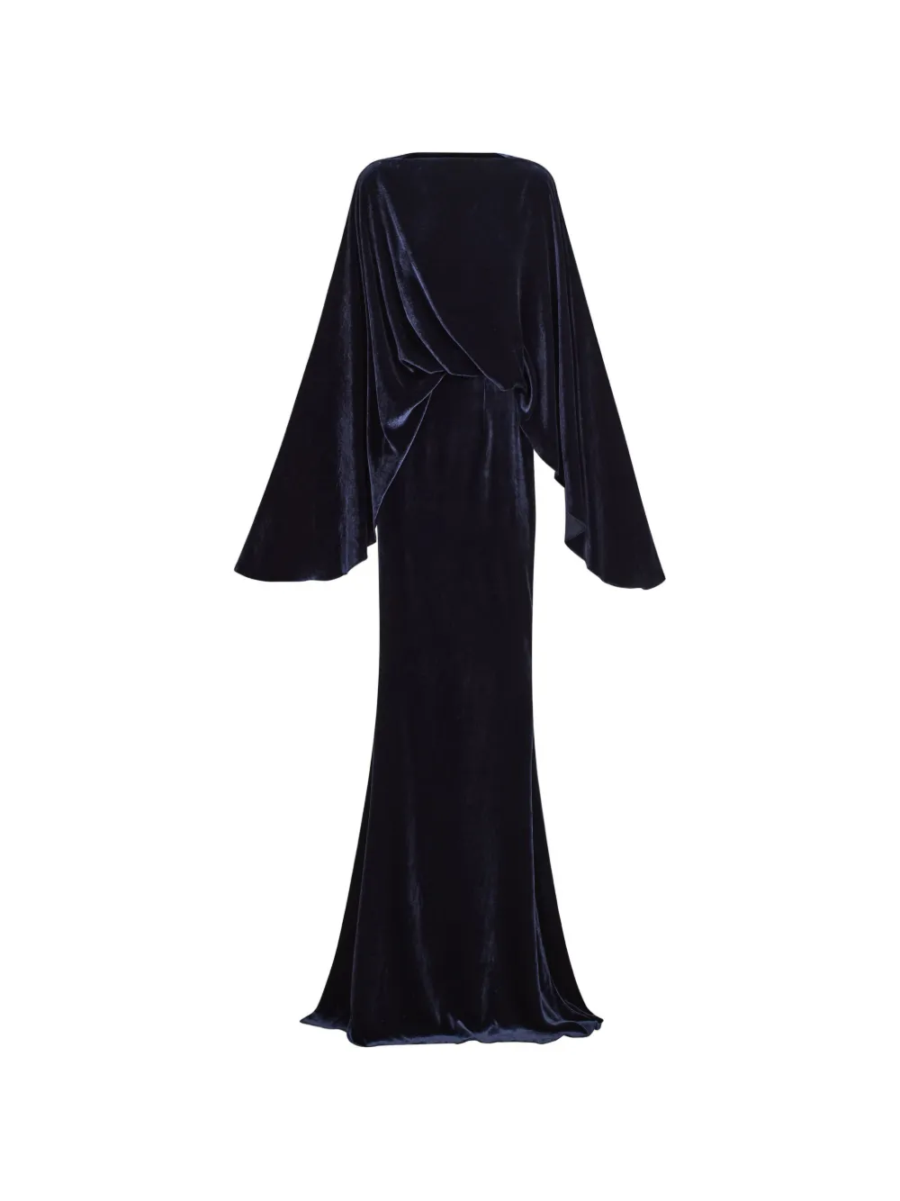 Taller Marmo Abito da sera Musidora lungo in velluto - Blu