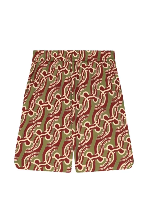 Drôle De Monsieur Chain Link Monogram swim shorts