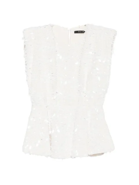 PHILIA LOFT top bordado con lentejuelas