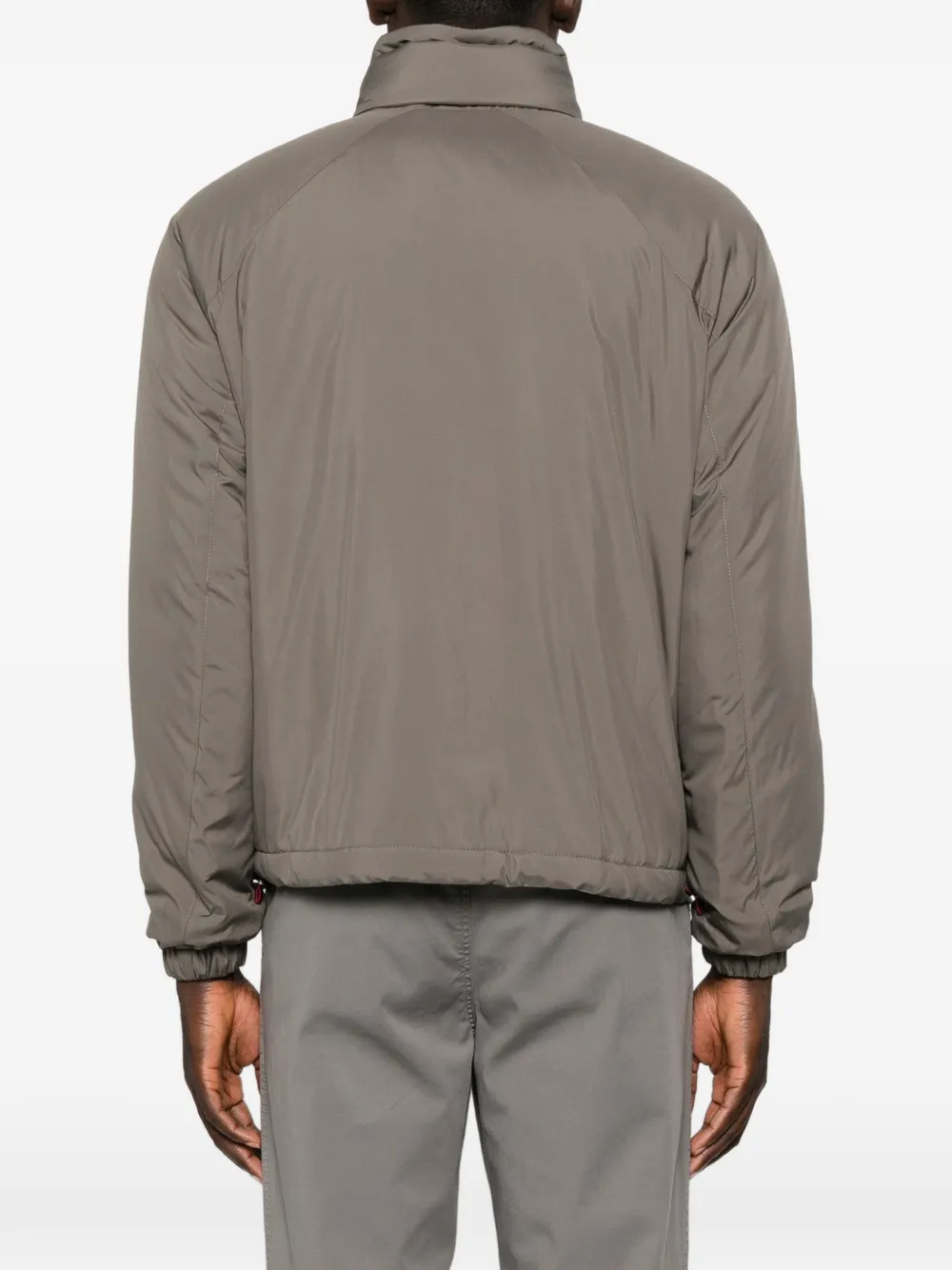 Brunello Cucinelli high-neck raglan-sleeve coat Grijs