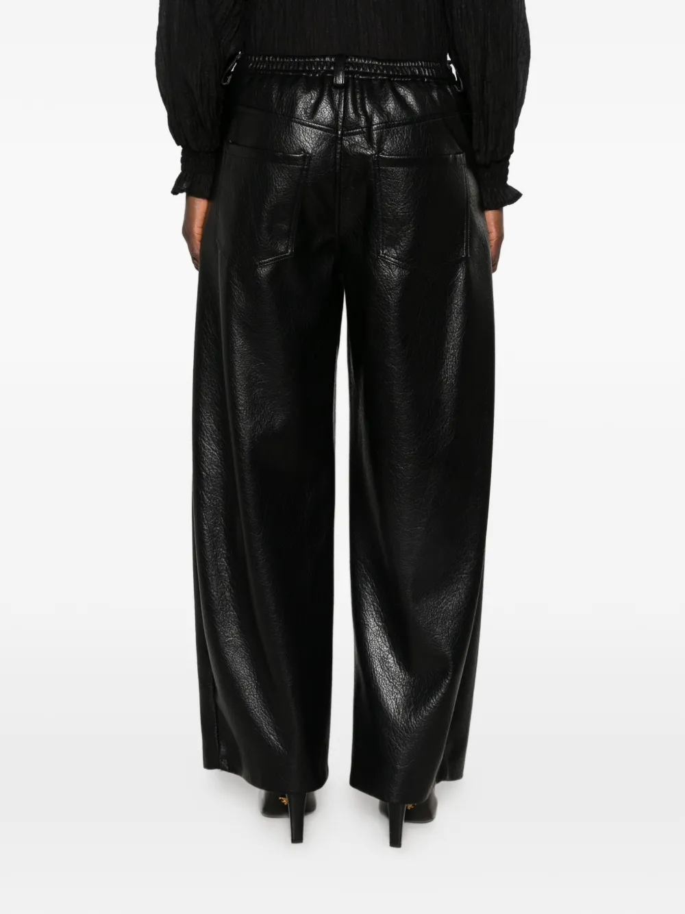 PHILIA LOFT Broek met wijde pijpen Zwart