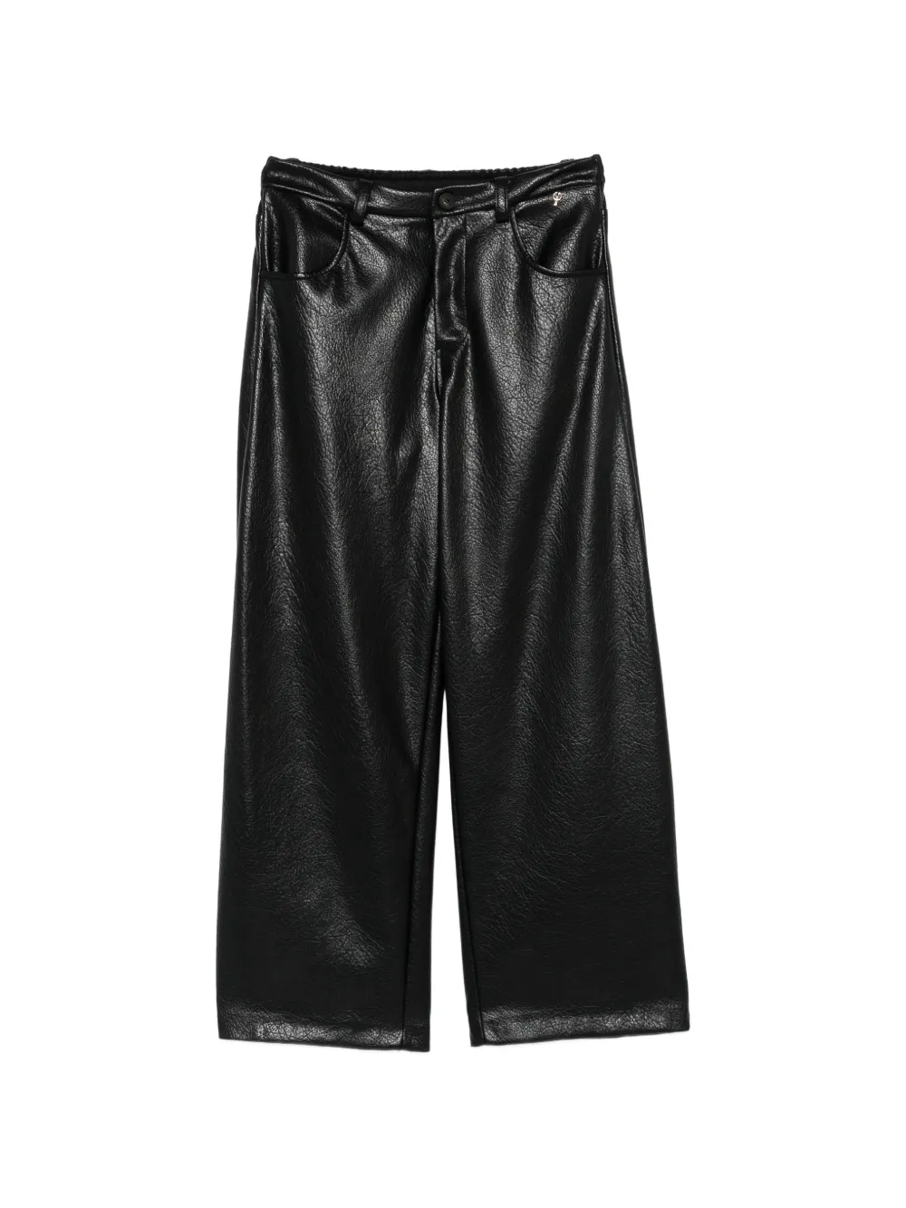 PHILIA LOFT crinkled wide-leg trousers