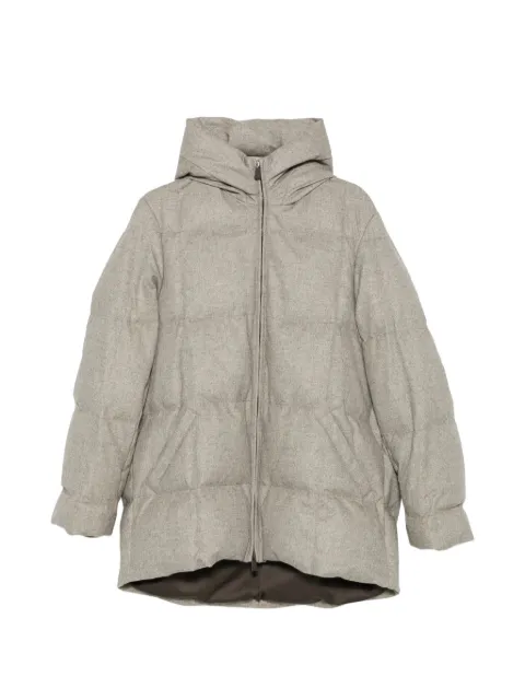 Colombo quilted hooded padded coat