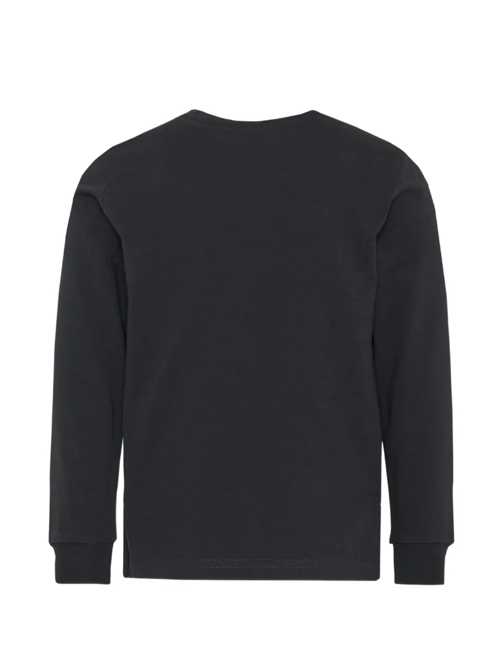 New Balance Kids T-shirt met lange mouwen en logo-print Zwart