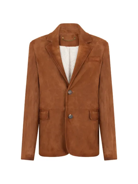 Golden Goose jacket in brown waxed suede