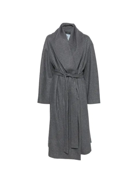 Colombo belted shawl-collar coat