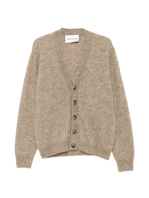 AMARANTO  V-neck button-up cardigan