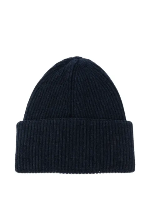 AMARANTO ribbed-knit beanie hat