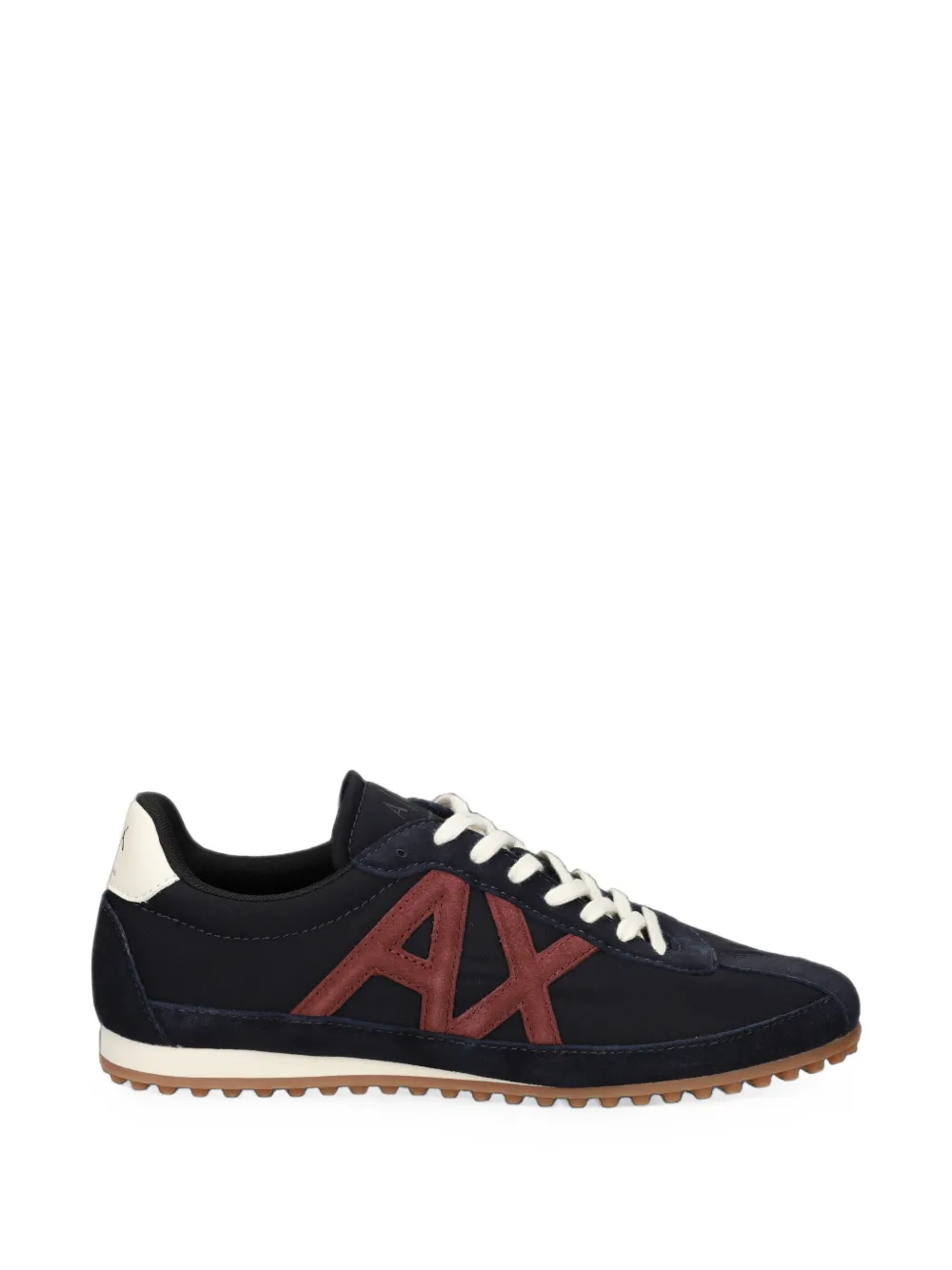 Armani Exchange logo-patch panelled sneakers
