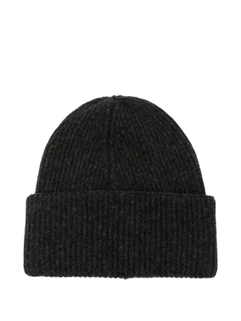 AMARANTO ribbed-knit beanie hat