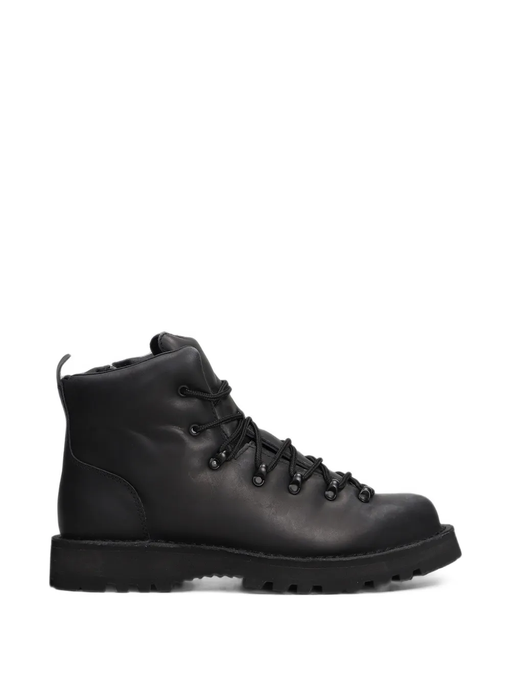 Yohji Yamamoto lace-up ankle boots - Nero