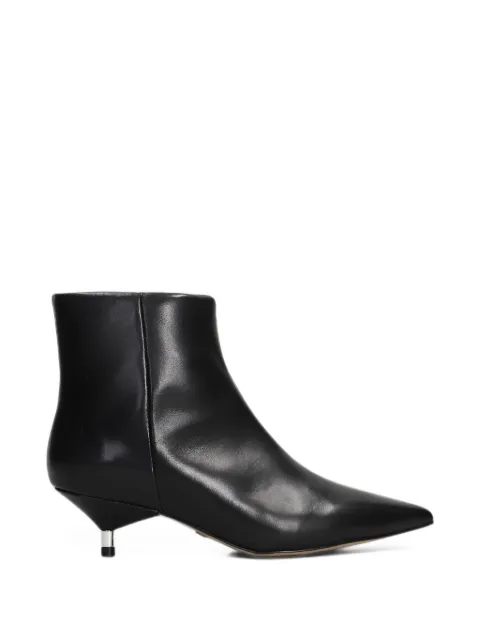 CARRANO pointed-toe kitten-heel ankle boots