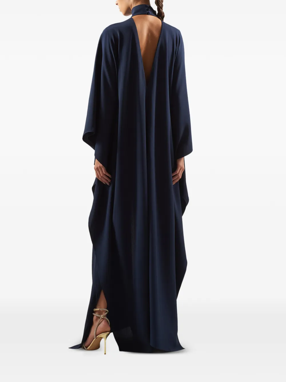 Taller Marmo OOO crepe maxi dress Blauw