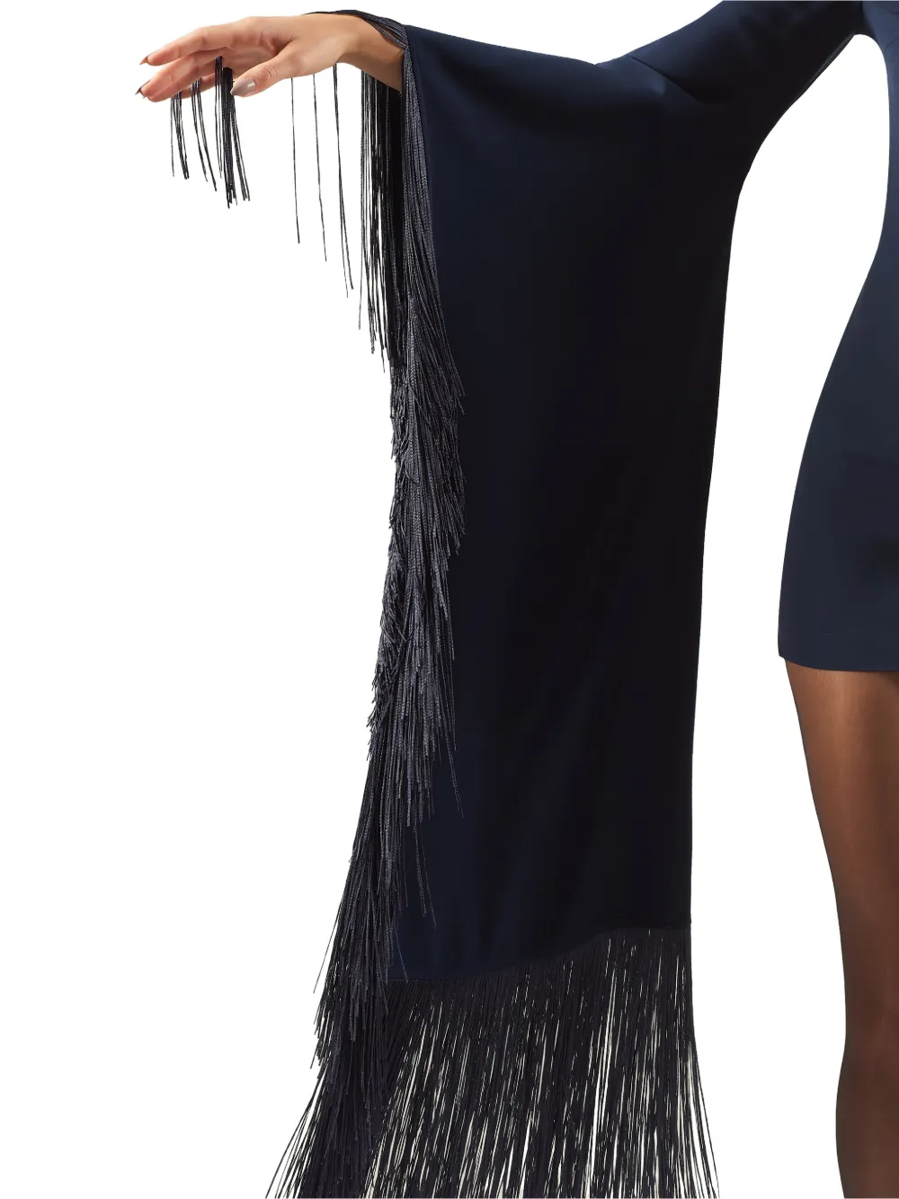 Taller Marmo Dragon maxi-jurk met flared mouwen Blauw