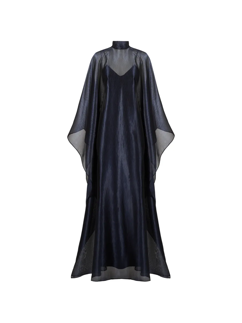Taller Marmo Sphinx mock-neck maxi dress - Blu