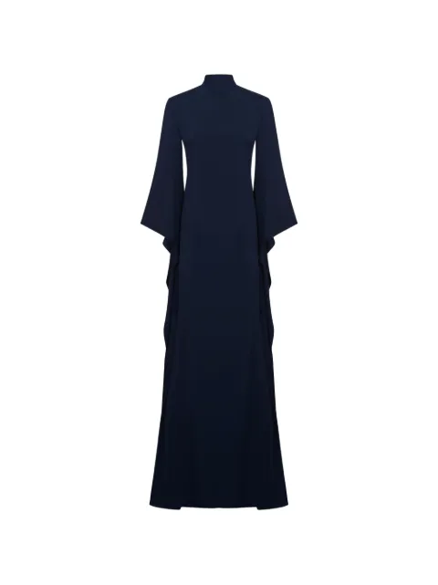 Taller Marmo vestido de fiesta Dragon con mangas drapeadas