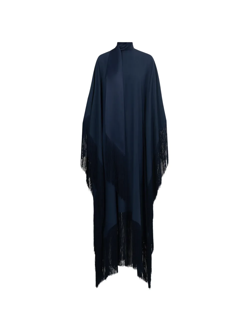 Taller Marmo Mrs Ross fringed maxi dress - Blau