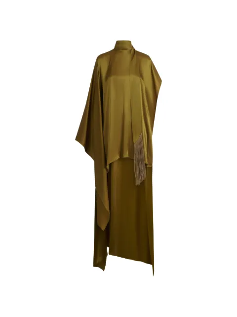 Taller Marmo California fringed satin kaftan