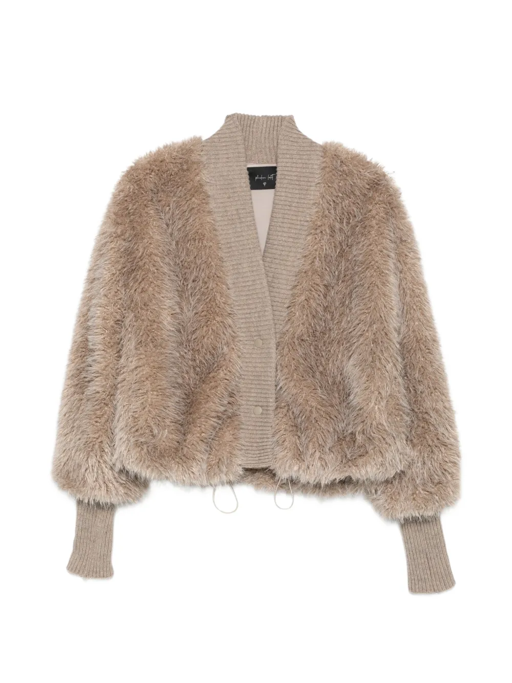 PHILIA LOFT faux-fur bomber jacket