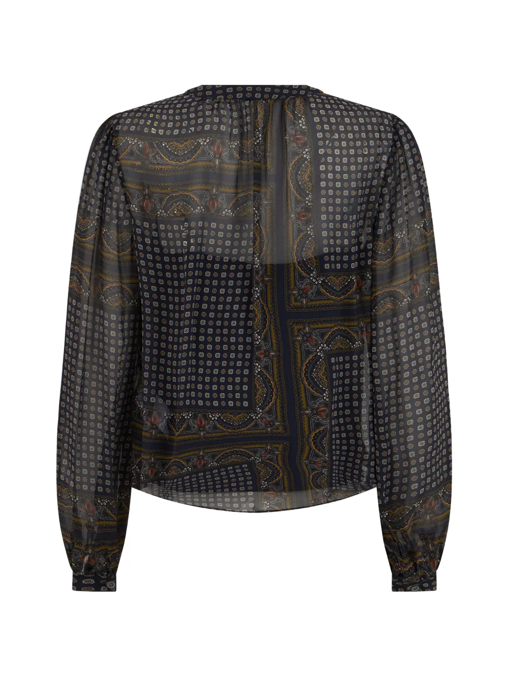 Veronica Beard Blouse met paisley-print Blauw