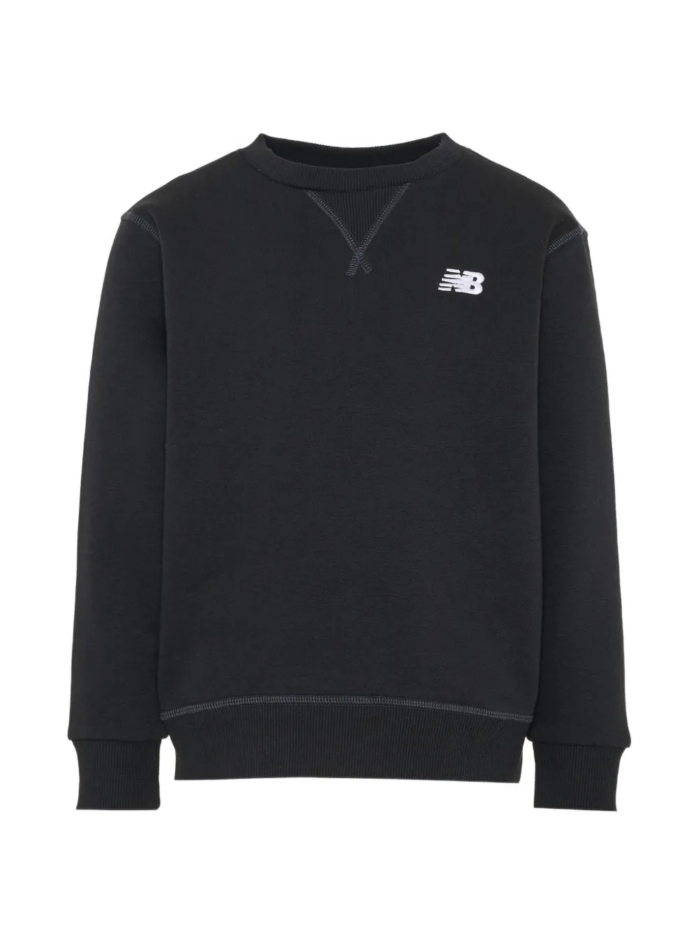New Balance Kids Sweater met geborduurd logo Zwart