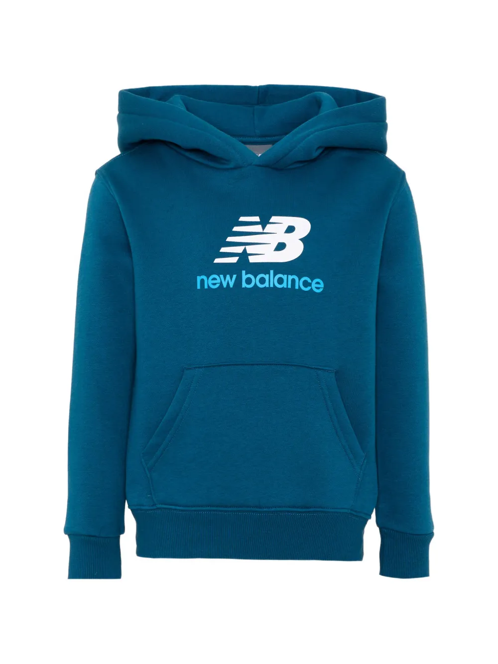 New Balance Kids Hoodie met logoprint Blauw