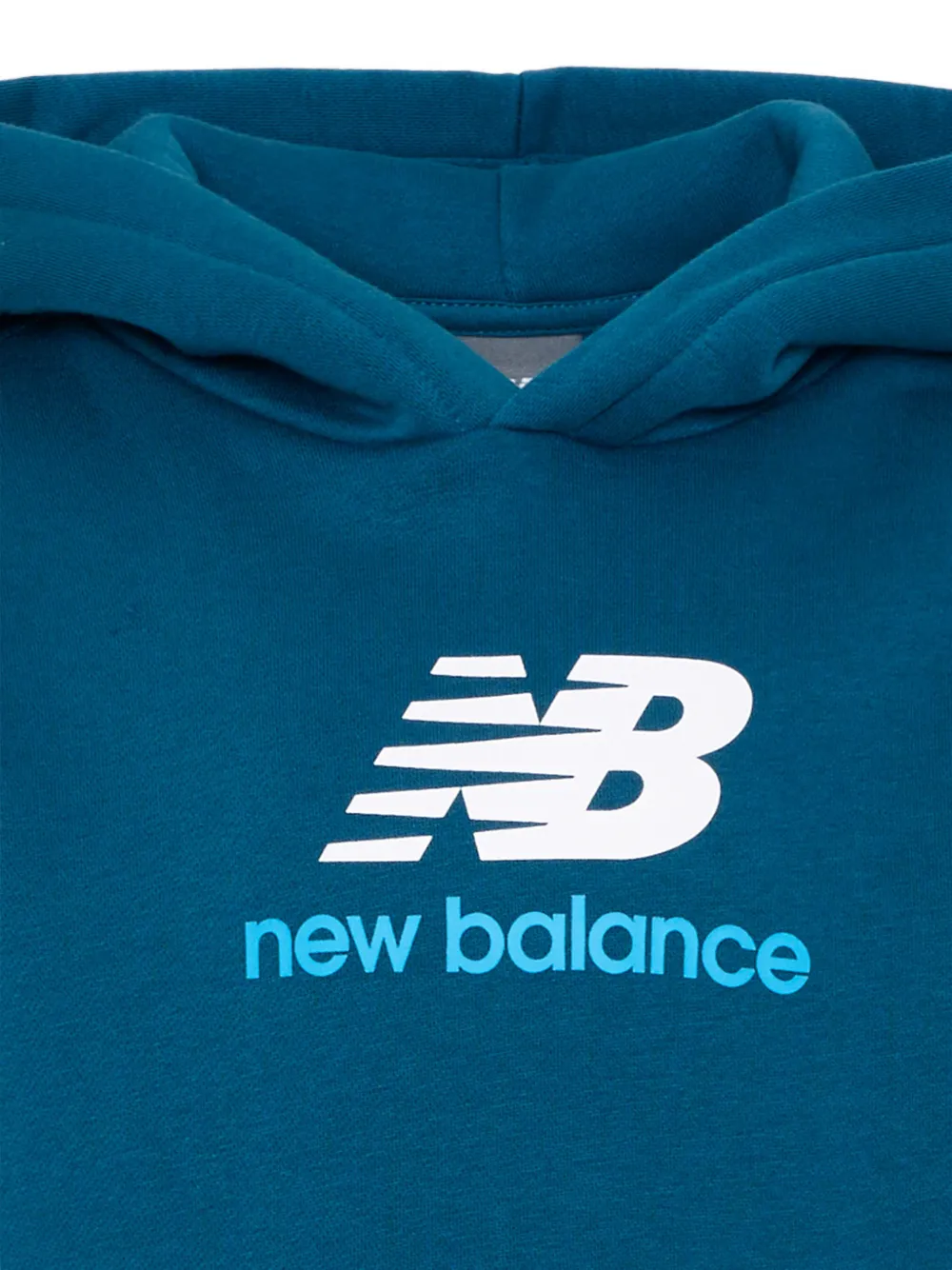 New Balance Kids Hoodie met logoprint Blauw